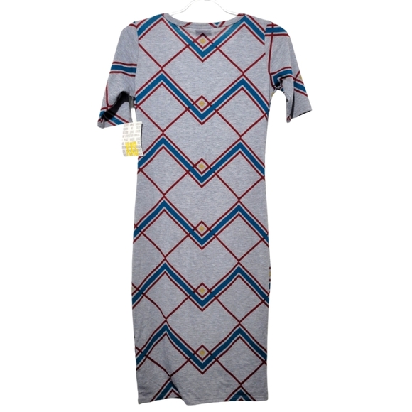 LuLaRoe NWT Julia Dress Size XXS (00-0) - Picture 3 of 6